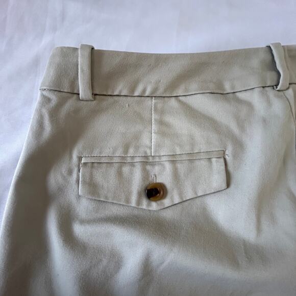 Dockers women's Size 8 34x20 capri Khaki cream beige  stretch - Picture 9 of 14